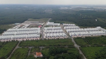 Toàn cảnh Dự án khu dân cư Tân Thịnh.