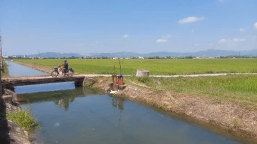 Kênh chính Bắc, đoạn chảy qua huyện Phú Hòa, tỉnh Phú Yên.