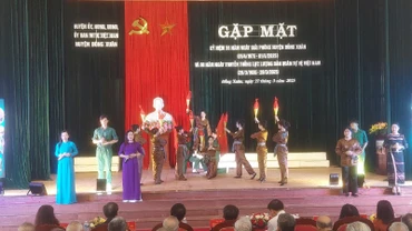 Những khúc ca bi tráng hào hùng tại buổi lễ.