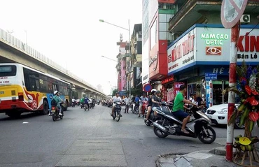Đường Lương Thế Vinh sẽ được tổ chức lại giao thông để thi công gói thầu của dự án Đầu tư xây dựng hệ thống xử lý nước thải Yên Xá.