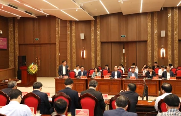 Quang cảnh hội nghị chiều 9/3.