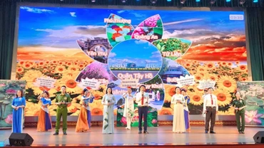 Phần thi của quận Tây Hồ.
