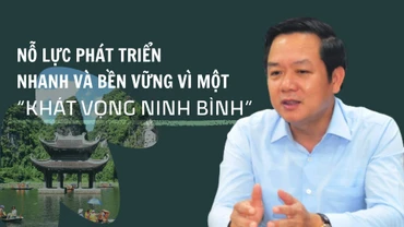 Nỗ lực phát triển nhanh và bền vững vì một “khát vọng Ninh Bình”