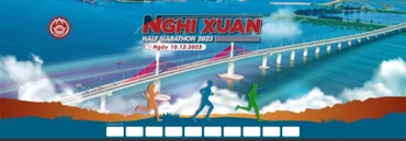 Giải chạy Nghi Xuân Half marathon năm 2023 với chủ đề "Nghi Xuân bát cảnh” thu hút hơn 1.350 vận động viên tham gia. 