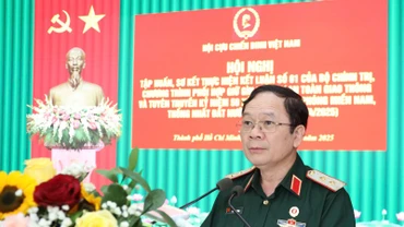 Trung tướng Khuất Việt Dũng, Phó Chủ tịch Hội CCB Việt Nam chủ trì Hội nghị