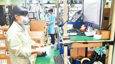 Hoạt động sản xuất của Công ty TNHH Datalogic Việt Nam, Khu Công nghệ cao Thành phố Hồ Chí Minh.