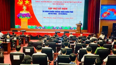 Lãnh đạo thành phố Hải Phòng gặp mặt Kỷ niệm 70 năm Chiến thắng Điện Biên Phủ.
