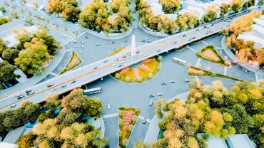 Phối cảnh nút giao khác mức tại ngã tư đường Tôn Đức Thắng-Máng Nước-Quốc lộ 5 vừa được khởi công xây dựng.