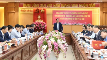 Toàn cảnh buổi làm việc của Đoàn 