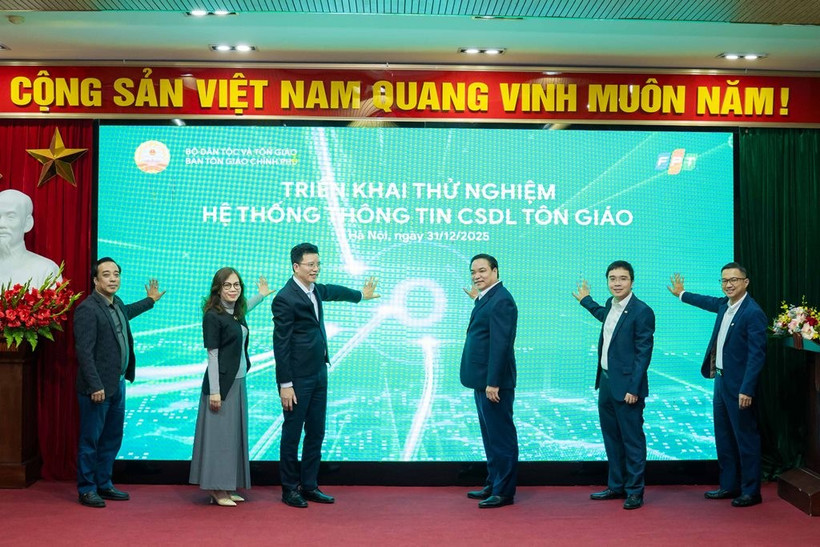 Bộ Dân tộc và Tôn giáo công bố triển khai thử nghiệm Hệ thống thông tin CSDL Tôn giáo với sự đồng hành của FPT.