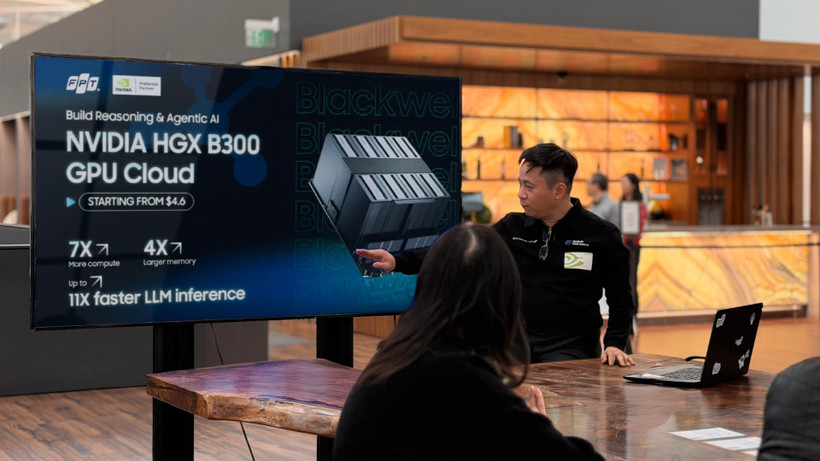 Nền tảng FPT AI Factory với NVIDIA HGX B300 giúp tăng tốc ứng dụng AI quy mô lớn.