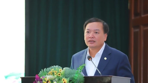 Ông Trịnh Ngọc Chung - Cục trưởng Cục Văn hóa các dân tộc Việt Nam phát biểu tại Hội nghị. (Ảnh: Việt Hùng, Bộ Văn hóa, Thể thao và Du lịch)