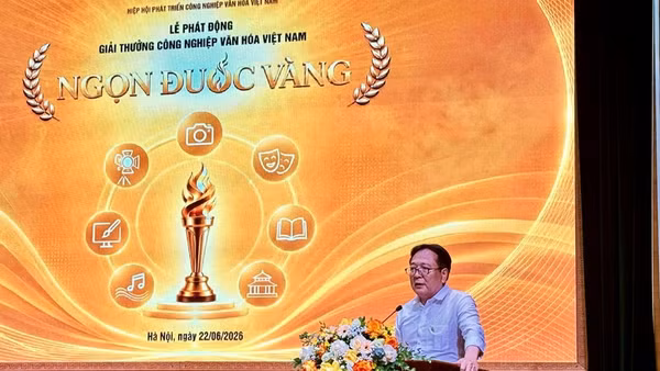 Nghệ sĩ Nhân dân Vương Duy Biên, Chủ tịch Hiệp hội Phát triển Công nghiệp Văn hóa Việt Nam.