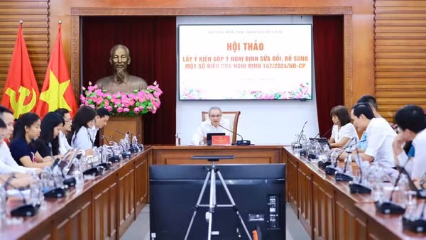 Quang cảnh hội thảo. (Ảnh: Bộ Văn hóa, Thể thao và Du lịch cung cấp)