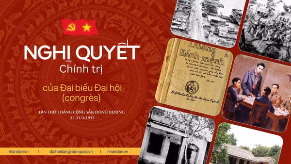 Nghị quyết Chính trị của Đại biểu Đại hội (congrès) lần thứ I Đảng Cộng sản Đông Dương ngày 27-31/3/1935