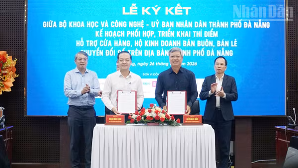 Ký kết kế hoạch phối hợp, triển khai thực hiện thí điểm tại Đà Nẵng.