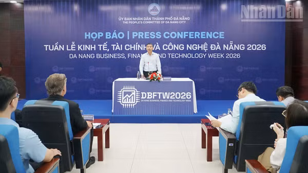 Đà Nẵng họp báo giới thiệu Tuần lễ Kinh tế, Tài chính và Công nghệ năm 2026.