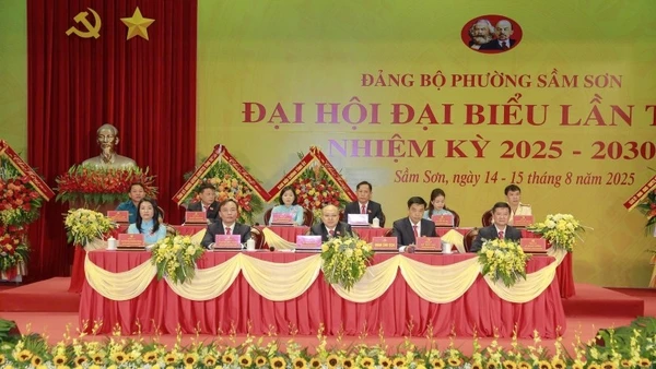 Đảng bộ phường Sầm Sơn tổ chức Đại hội đại biểu lần thứ I.