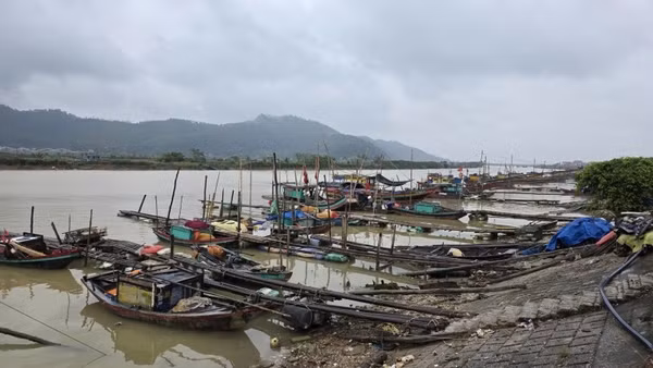 Cảng cá Hòa Lộc, xã Hoa Lộc.