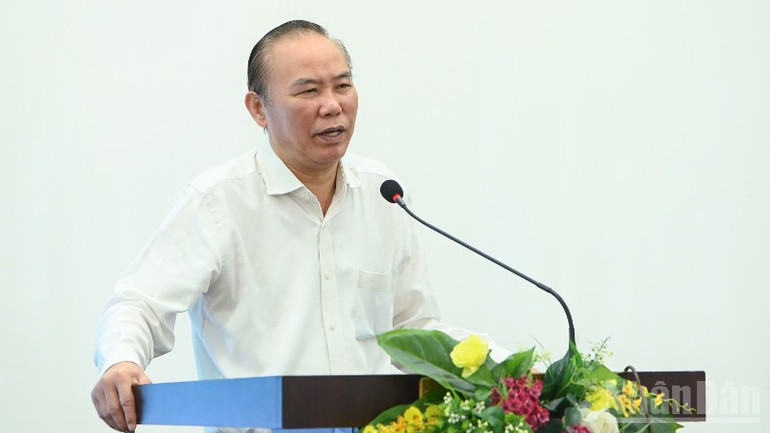 農業環境副大臣がフォーラム「農業における遺伝子編集 - 法的枠組みに関連する戦略的技術」で講演。 ndo_br_thu-truong-1380.jpg