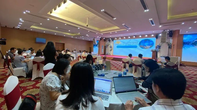 Quang cảnh chương trình tập huấn phòng chống thiên tai. img-0282-4832-5405-8499.jpg