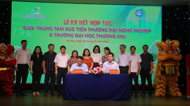 Lễ ký kết hợp tác trung tâm xúc tiến thương mại nông nghiệp với các đơn vị thúc đẩy tiêu thụ nông sản. ky-ket-143.jpg