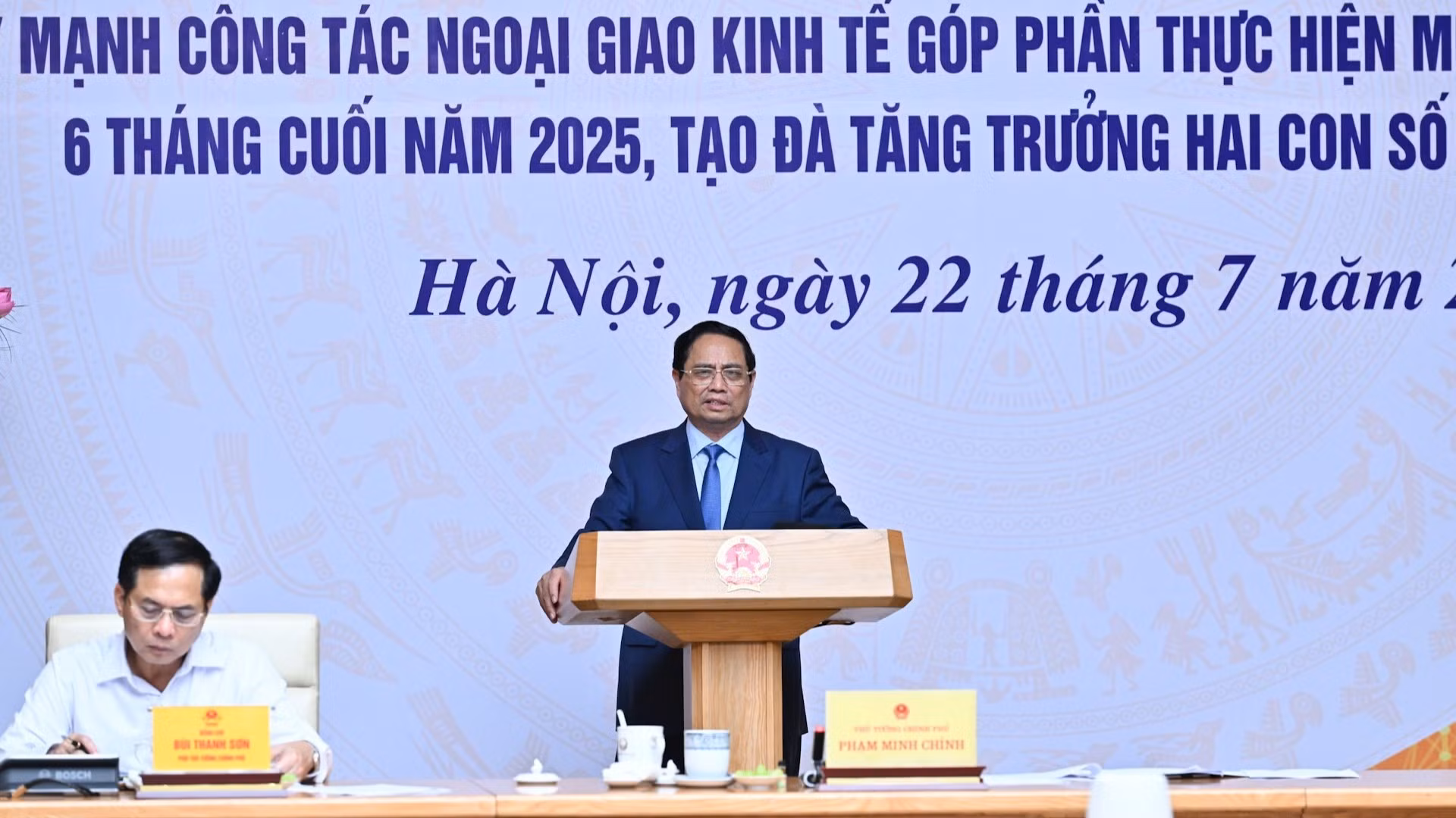 Thủ tướng Phạm Minh Chính phát biểu chỉ đạo hội nghị.