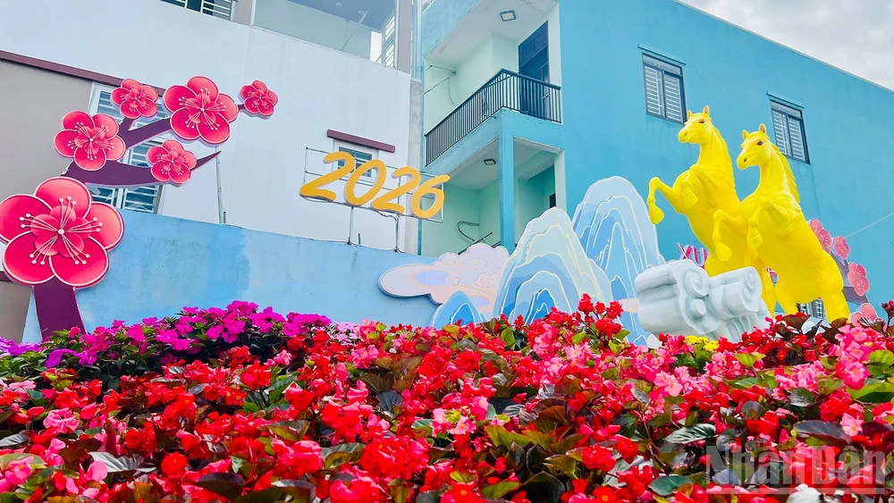 Linh vật ngựa tại công viên An Sơn, phường Hương Trà, thành phố Đà Nẵng.