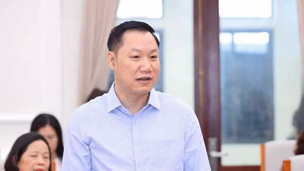 Vụ trưởng Vụ Giáo dục đại học, Bộ Giáo dục và Đào tạo Nguyễn Tiến Thảo. (Ảnh: NGUYỄN MẠNH)