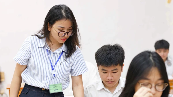 Tại Kỳ thi tốt nghiệp trung học phổ thông năm 2025 (Ảnh: ĐẠI THẮNG)