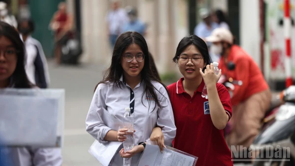 Thí sinh tại Kỳ thi tốt nghiệp THPT năm 2025. (Ảnh: ĐẠI THẮNG)