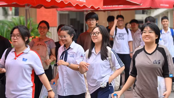 Thí sinh tại kỳ thi tốt nghiệp trung học phổ thông năm 2026 (Ảnh: THẾ ĐẠI)