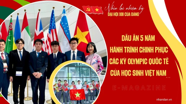 Dấu ấn 5 năm hành trình chinh phục các kỳ Olympic quốc tế của học sinh Việt Nam