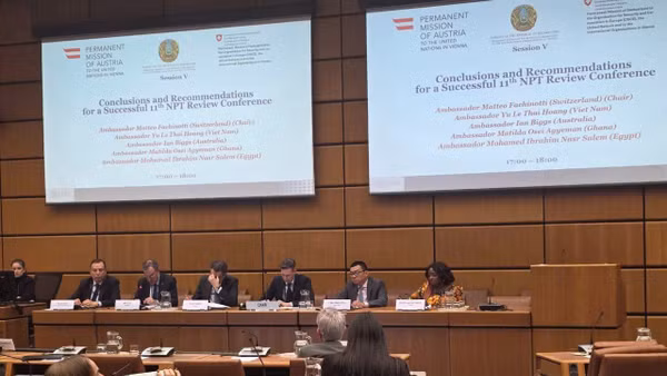 Hội thảo quốc tế về Hiệp ước Không phổ biến vũ khí hạt nhân (NPT) tại Thủ đô Vienna, Áo.