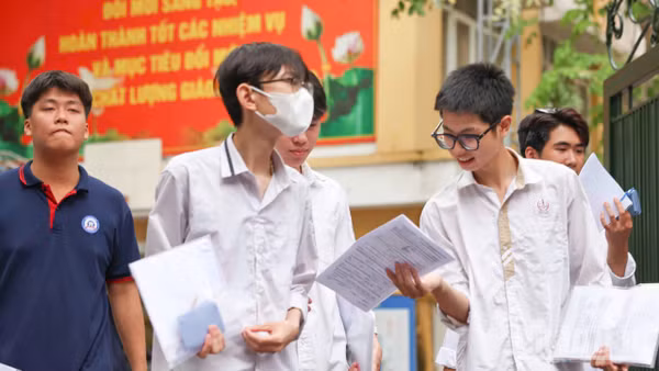 Thí sinh tham dự buổi thi Toán, kỳ thi tốt nghiệp THPT năm 2026 (Ảnh: ĐẠI THẮNG)