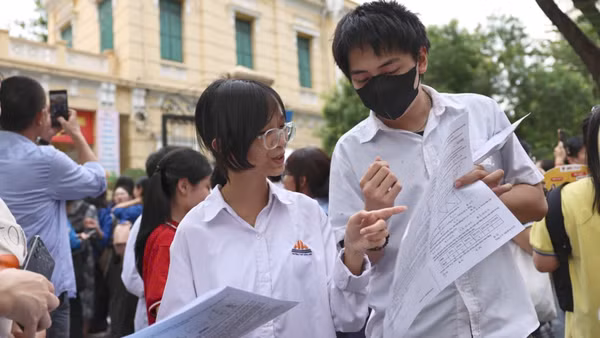 Thí sinh dự thi tốt nghiệp trung học phổ thông năm 2025.