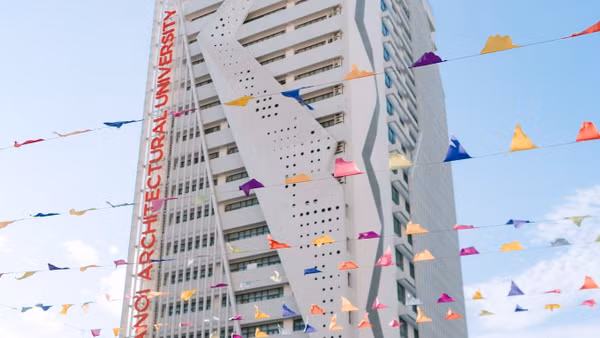 (Ảnh: Trường đại học Kiến trúc Hà Nội)