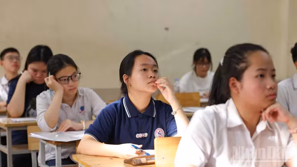 Thí sinh tại kỳ thi tốt nghiệp trung học phổ thông năm 2026. (Ảnh: ĐẠI THẮNG)