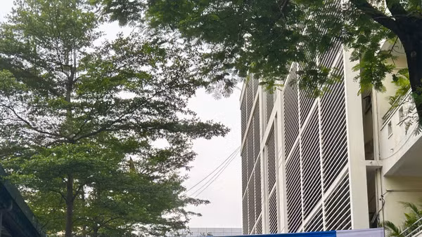 Trường trung học cơ sở - trung học phổ thông Nguyễn Tất Thành (Ảnh: T.H)