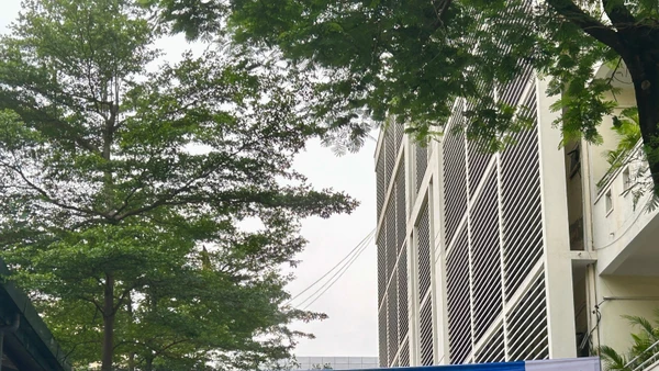 Trường trung học cơ sở - trung học phổ thông Nguyễn Tất Thành (Ảnh: T.H)