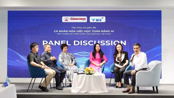 Hội thảo chuyên đề “Cá nhân hóa việc học Toán bằng AI: Một hướng đi chiến lược cho giáo dục Việt Nam”