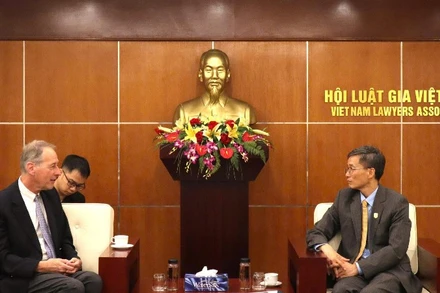 Việt Nam mong muốn trao đổi nhiều thông tin với Cộng hòa Liên bang Đức về xây dựng nhà nước pháp quyền. (Ảnh: Hội Luật gia Việt Nam)