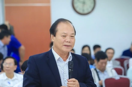 Giáo sư, tiến sĩ Phan Trung Lý cho rằng cần tập trung gỡ các điểm nghẽn về pháp chế. (Ảnh: PHAN LINH) 