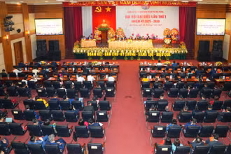 Quang cảnh Đại hội đại biểu lần thứ I, nhiệm kỳ 2025-2030, Đảng bộ các cơ quan Đảng thành phố Hải Phòng.