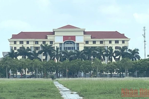 Khu vực trụ sở Tỉnh ủy Ninh Bình.