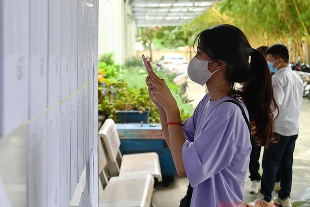 Thí sinh tại Kỳ thi tốt nghiệp THPT 2020 (Ảnh: THUỶ NGUYÊN)