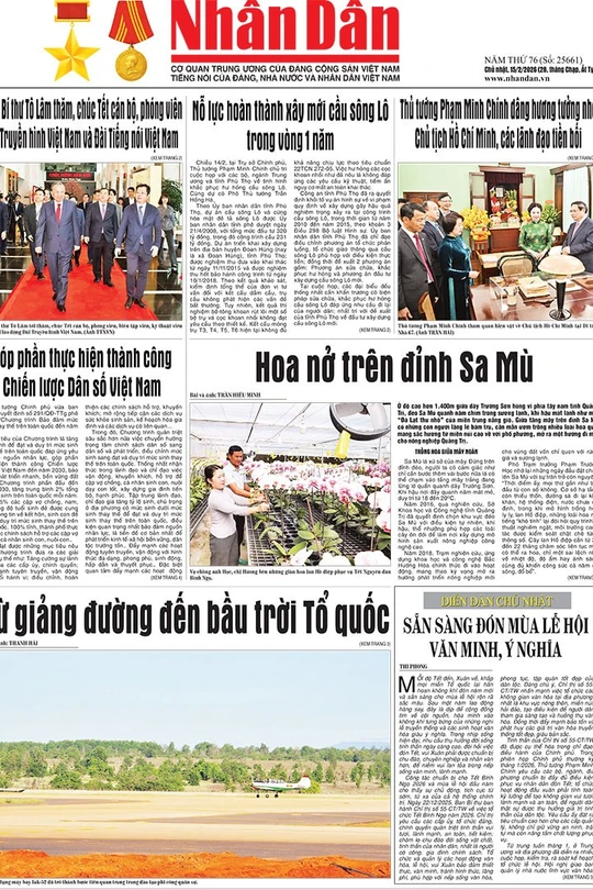 Báo Nhân Dân số 25661