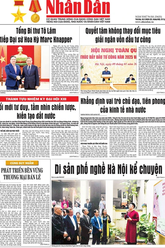 Báo Nhân Dân số 25625