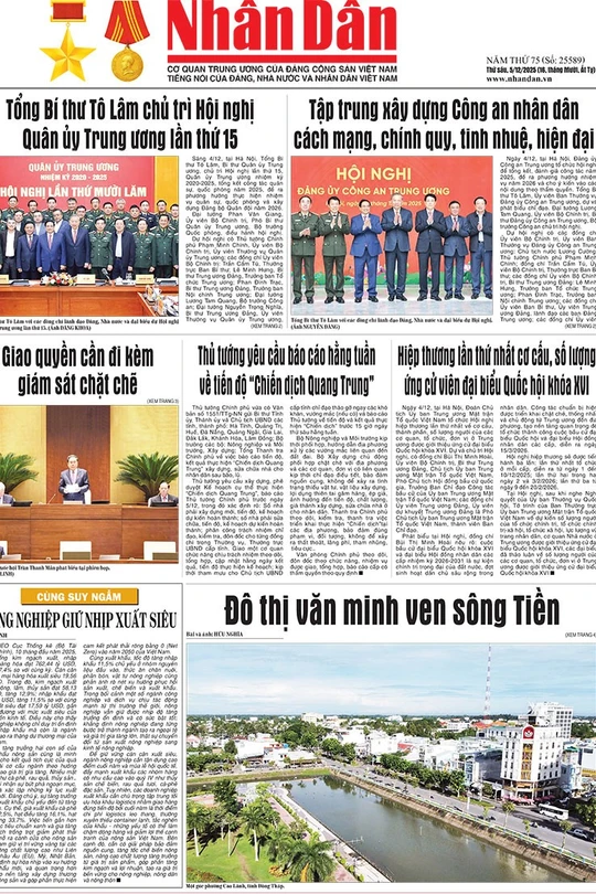 Báo Nhân Dân số 25589