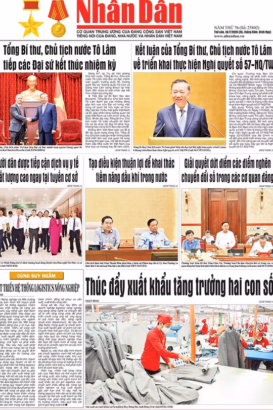 Báo Nhân Dân số 25802